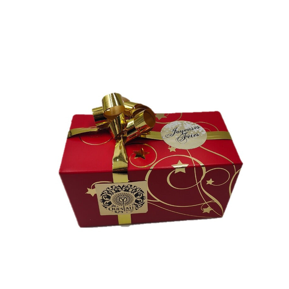 Ballotin rouge étoilé Joyeuses Fêtes format Small, pâtisseries orientales à offrir (2)