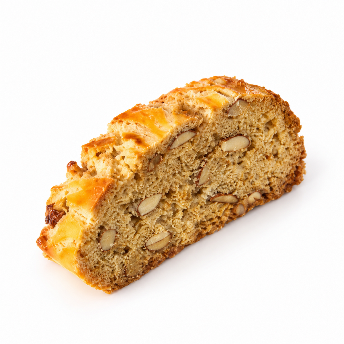 Croquant aux amandes et au sésame Maison Oueslati sur fond blanc